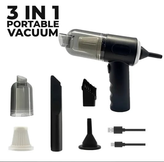🧹 3-in-1 Portable Vacuum Cleaner