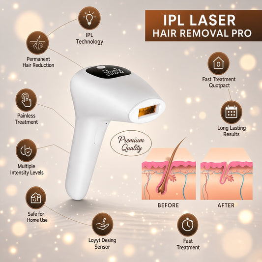 Professional IPL Laser Hair Removal Device | Full Body