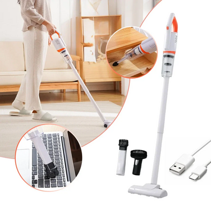 Cordless Stick Vacuum Cleaner | Rechargeable Wireless Vacuum | Powerful Suction for Home & Car Cleaning